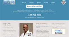 Desktop Screenshot of apachedentallab.com